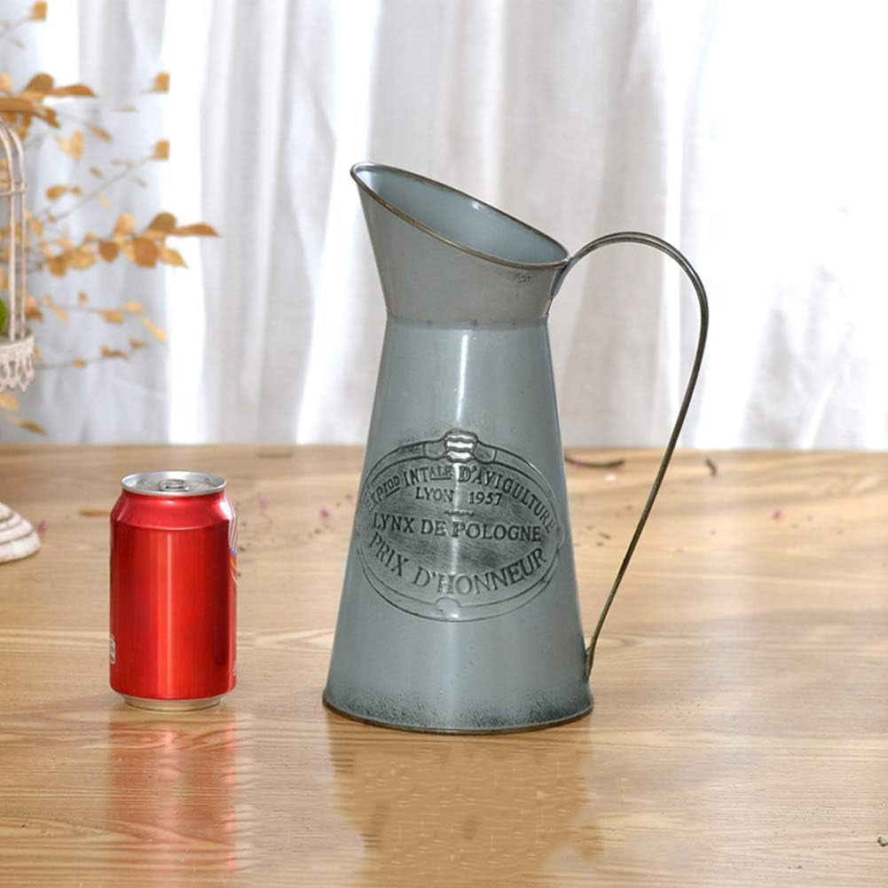 Rustic Metal Flower Vase
