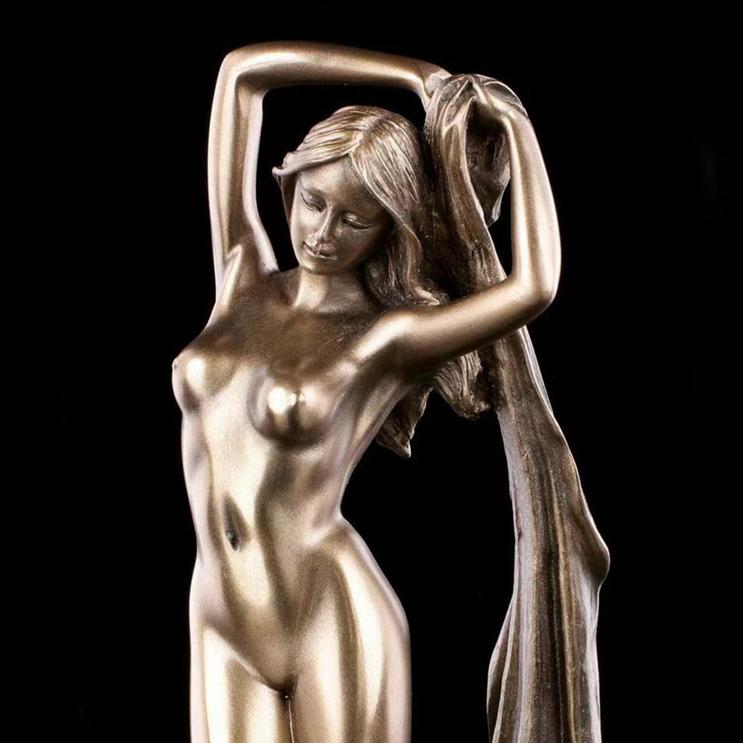 Goddess Sculpture  Resin Figurine Decor 8.6"
