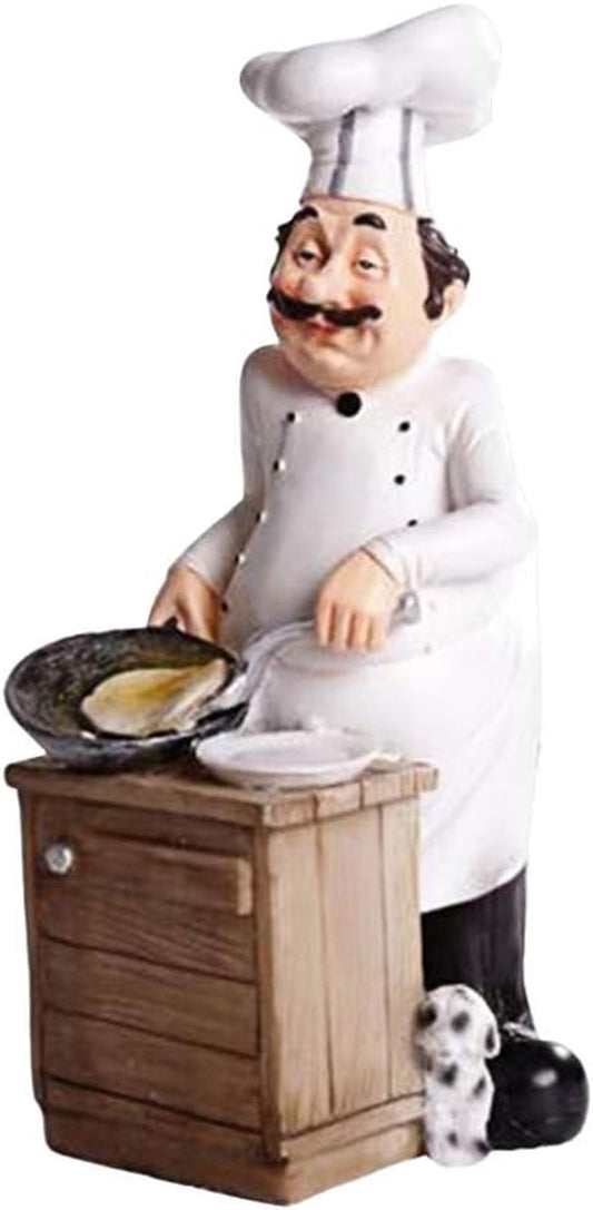 Chef Figurines Chef Statue for Kitchen 