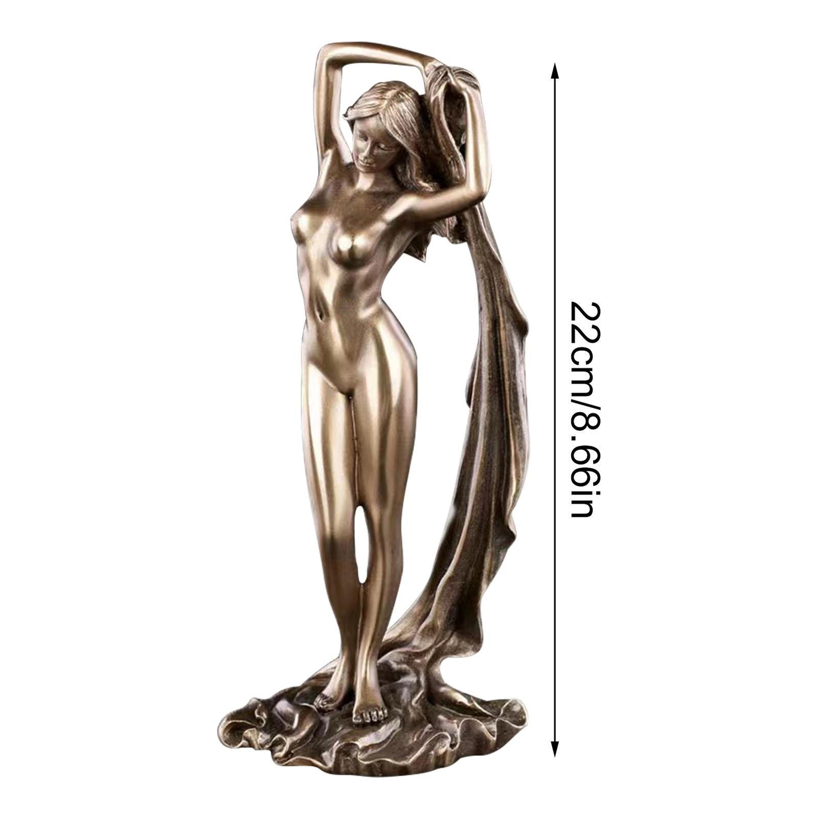 Goddess Sculpture  Resin Figurine Decor 8.6"