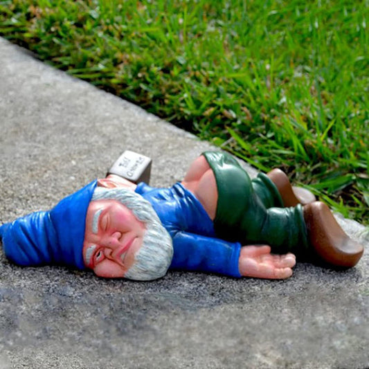 Funny Drunk Garden Gnome Creative