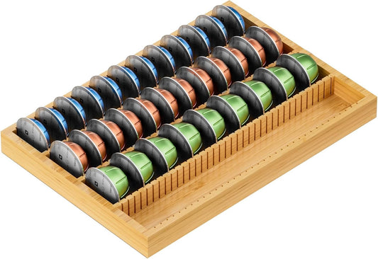 Bamboo Nespresso Pod Holder