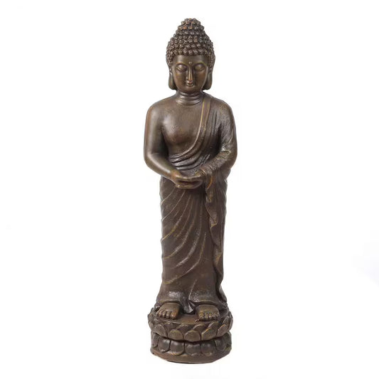 Standing Buddha Statue Zen Garden