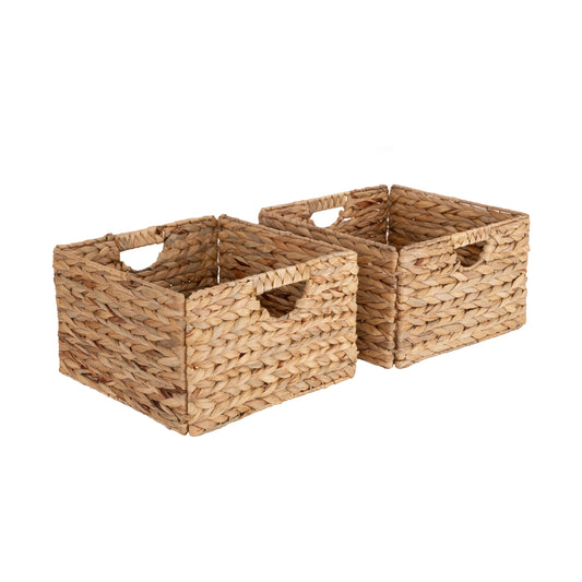 Handwoven Basket Water Hyacinth 2 PC
