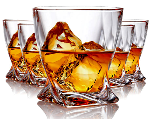 Set of 6 Twist Whiskey Glass 