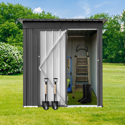 All Weather Outdoor Garden Tool Storage Shed