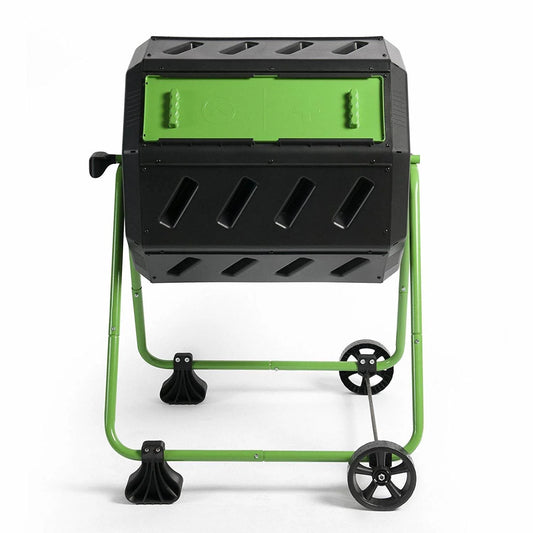Dual Chamber Tumbling Compost Bin 37Gal