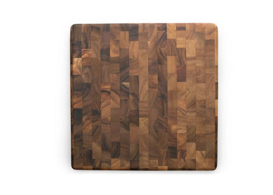 Acacia Wood Square End Grain Chef'S Board