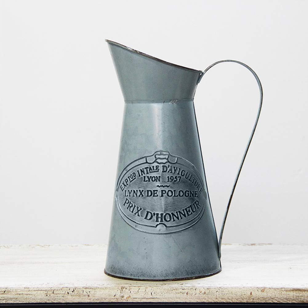 Rustic Metal Flower Vase
