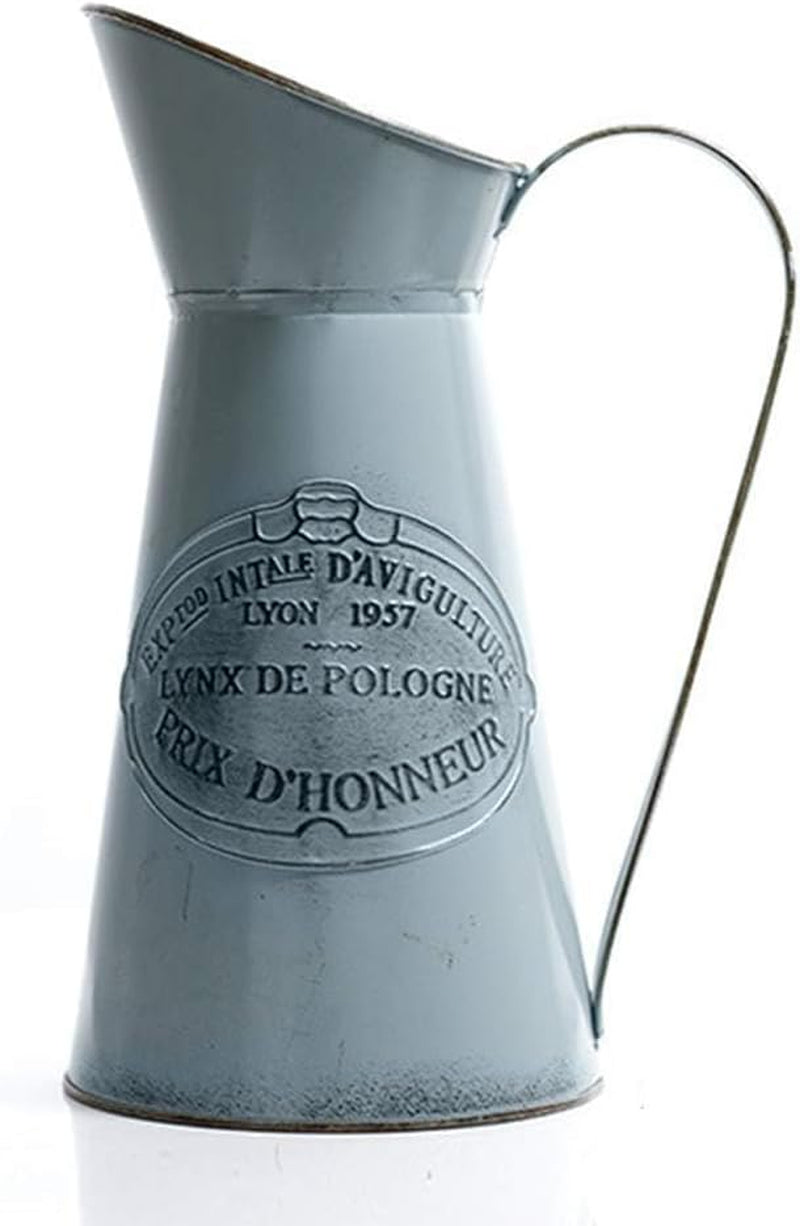 Rustic Metal Flower Vase
