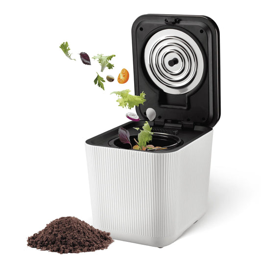 White Kitchen Electric Compost Bin 3L