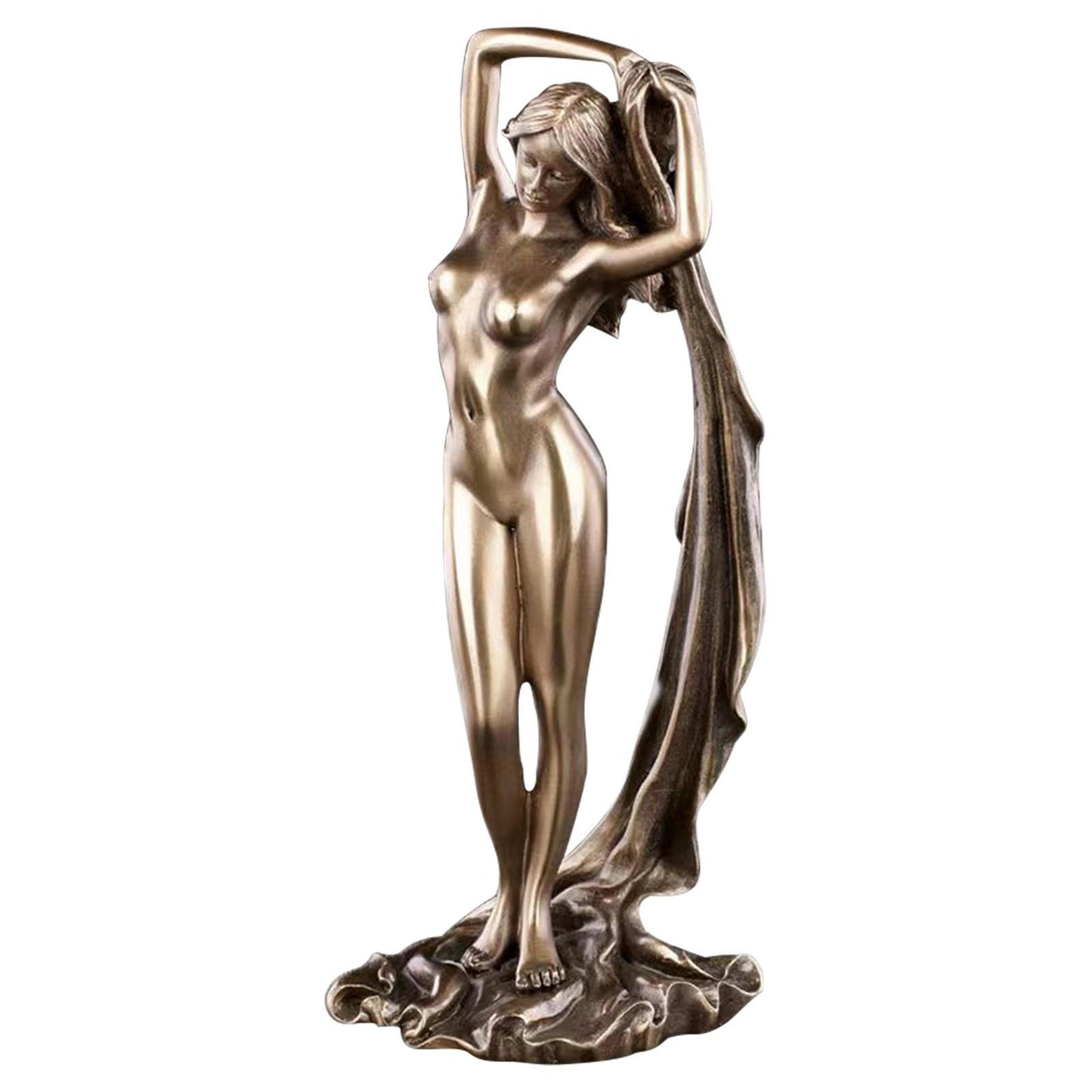 Goddess Sculpture  Resin Figurine Decor 8.6"