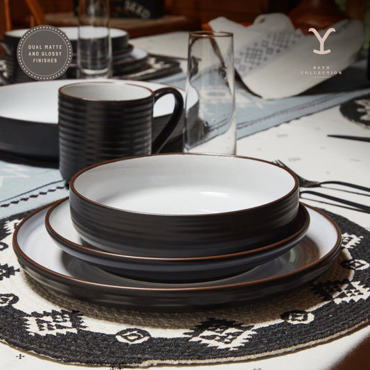 12-Piece Ceramic Dinnerware Set