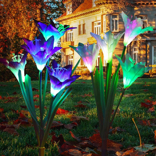 Garden Flower LED Stake Light 2PC