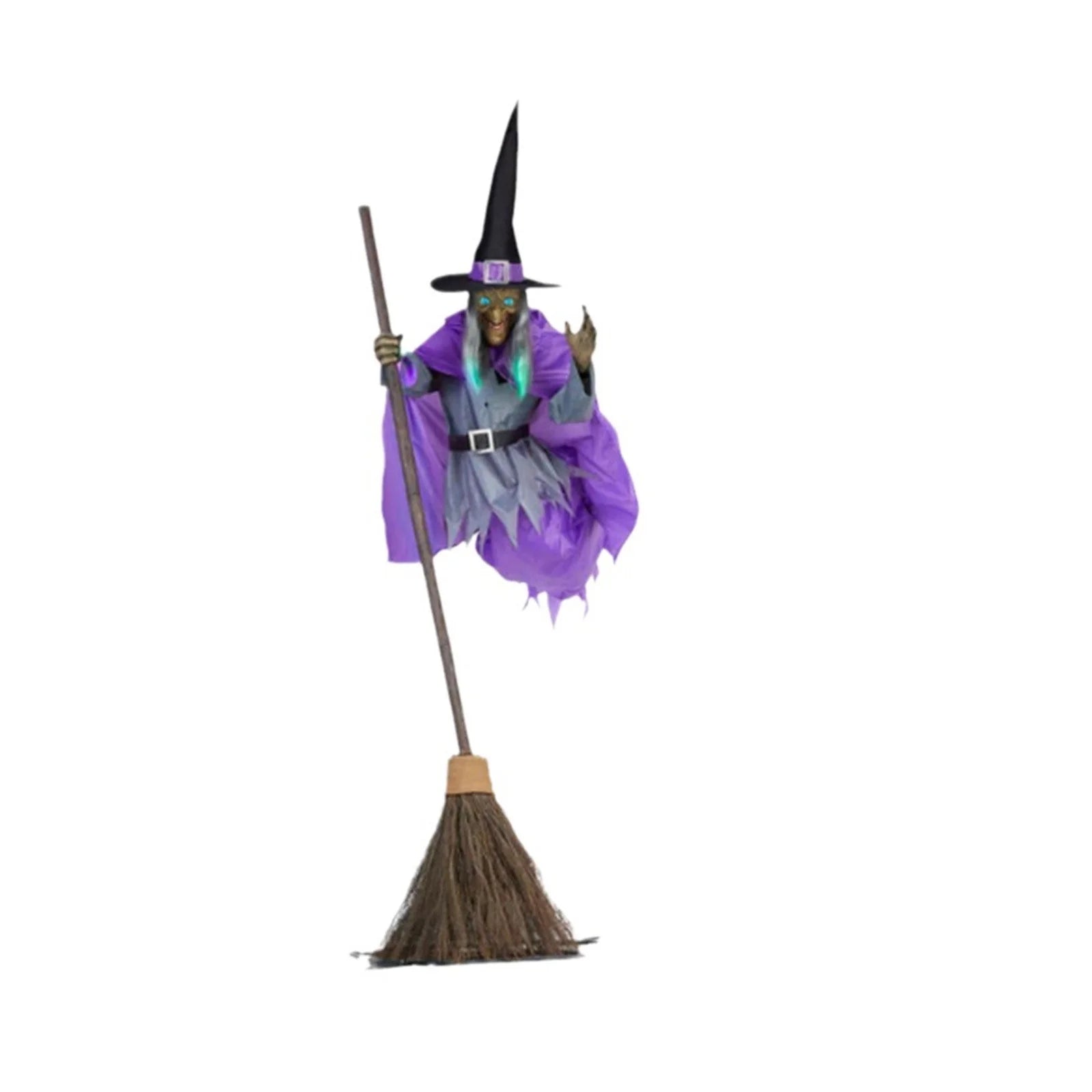 Halloween Props Garden Flying Witch Terror Flying Witch 12 FT